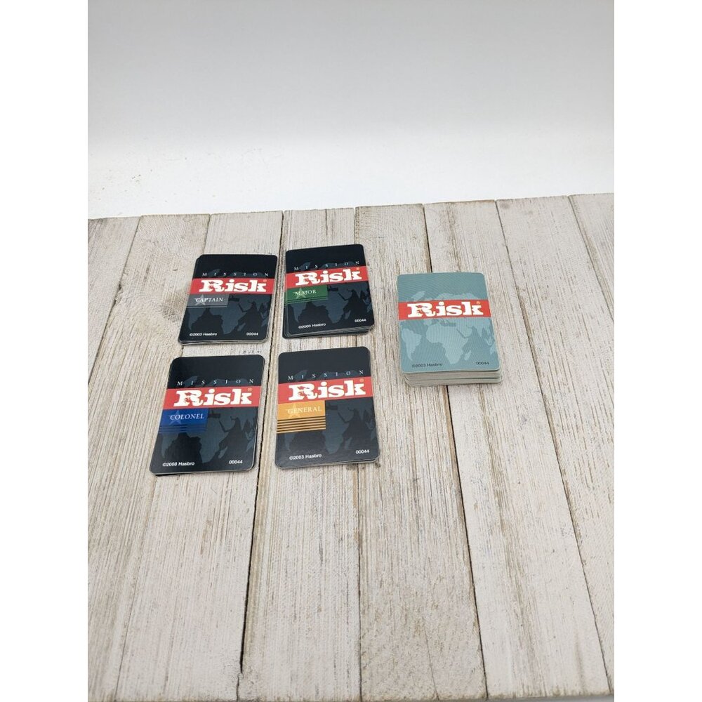 Risk 2003 Board Game Replacement Parts Country Cards Major Mission